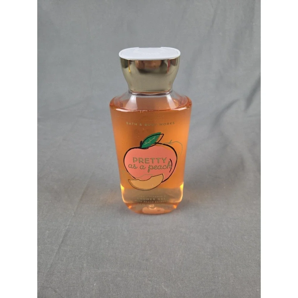 Bath & Body Works Pretty As A Peach‎ Shower Gel-10oz  Body Wash Vitamin E